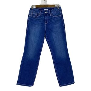 Good American Jeans Straight Leg Petite size 6/28 Khloe Kardashian